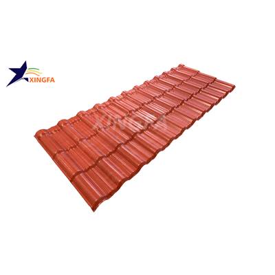 Synthetic resin roof sheets