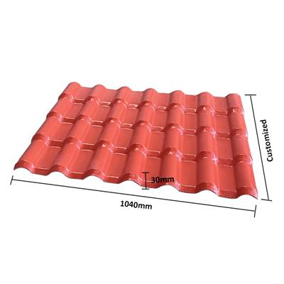 Synthetic resin roof sheet