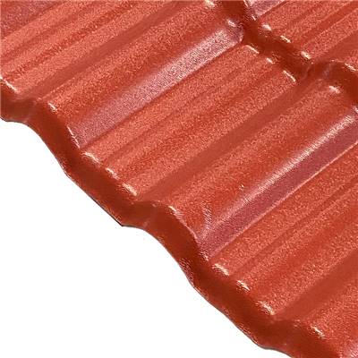 Synthetic resin roof sheet